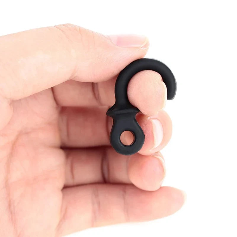 4-Pack Monkey Tail Bow String Stabilizer Compound Bowstring Damping Ring Bowstring Damper Reduce Shock