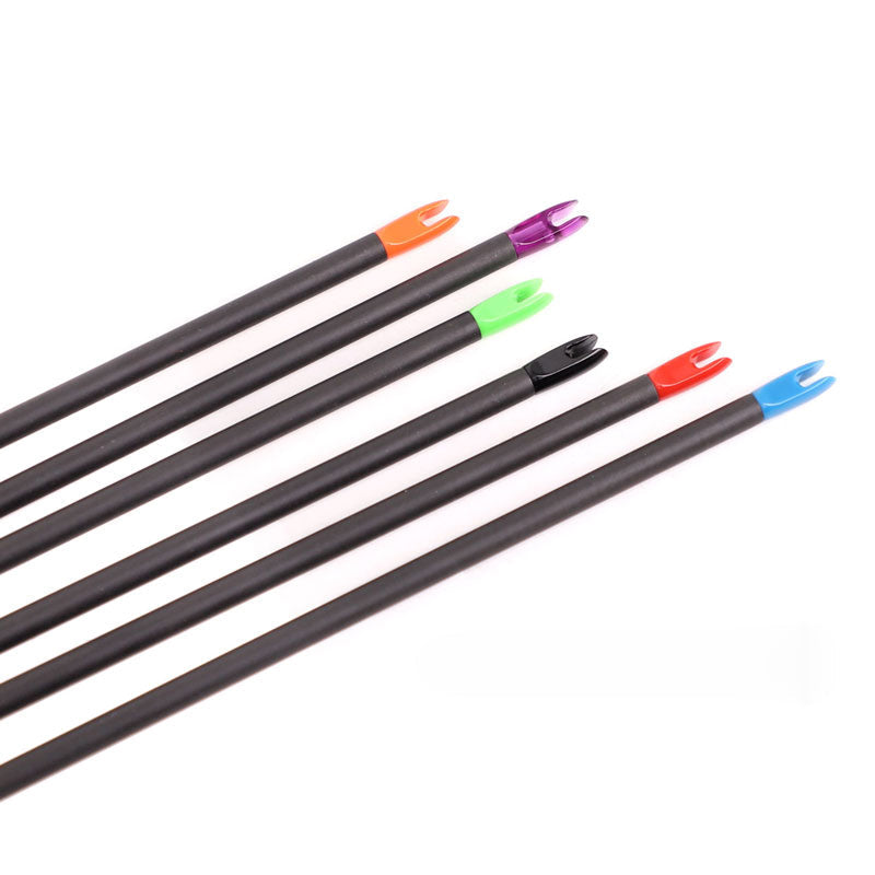 24pc Size S ID 4.2mm Arrow Nocks Carbon Fiberglass Arrow End DIY
