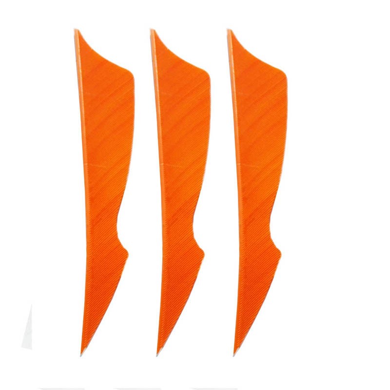 4 Inch Carbon Arrow Turkey Feather Fletching Arrow Fletches Right Wing Sting Shape Feather