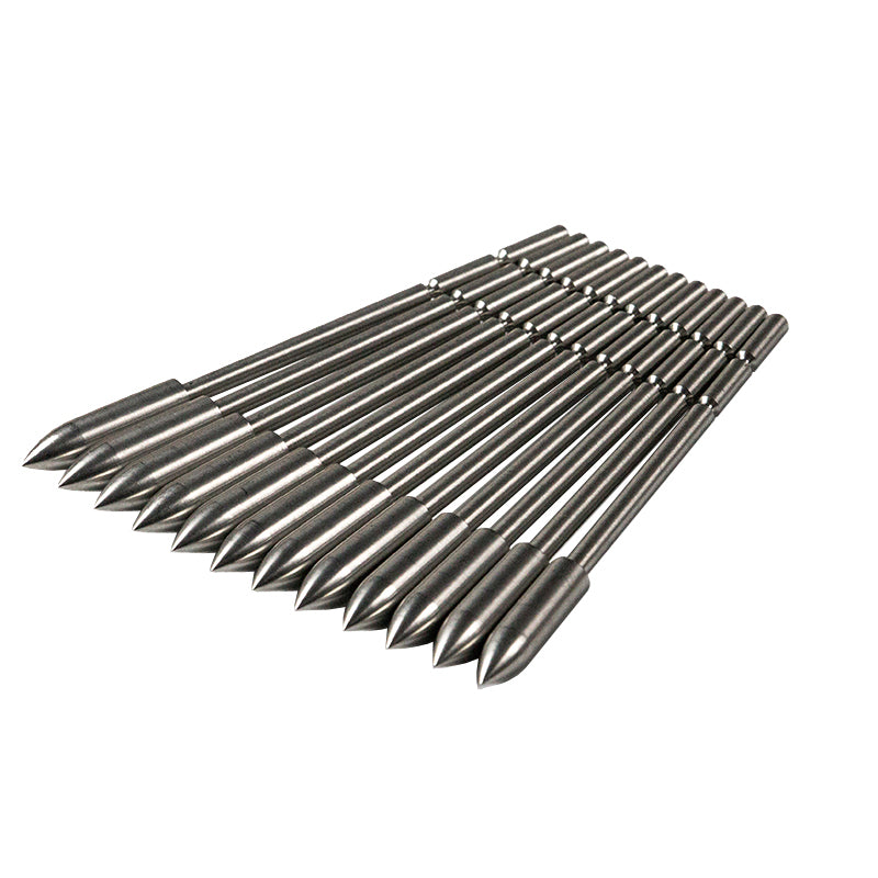 12-Pack Carbon Arrows Shaft 32" 120 Grain Tips 1.75inch Plastic Vanes Pin Nocks DIY