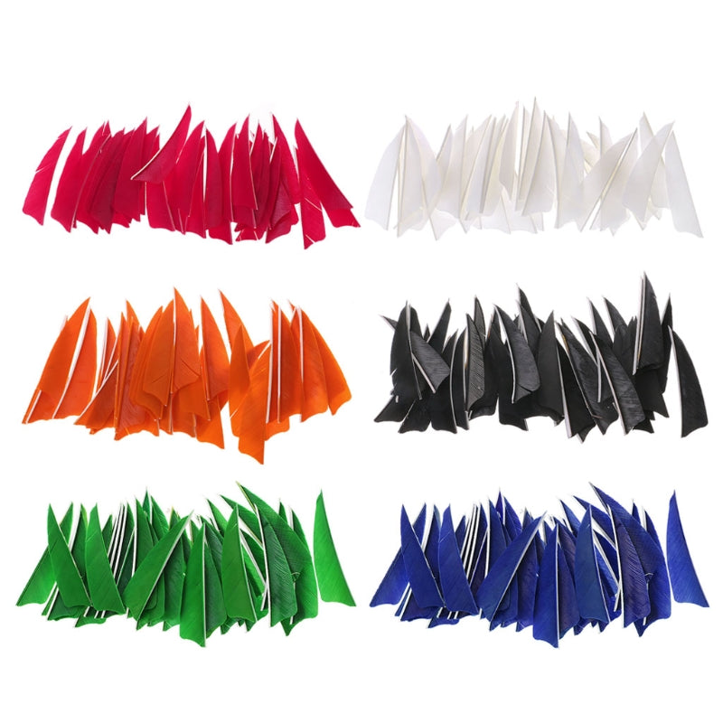 12-Pack Carbon Arrows ID3.2mm Shaft 32" 120 Gr Tips Pin Nocks 3inch Turkey Vanes