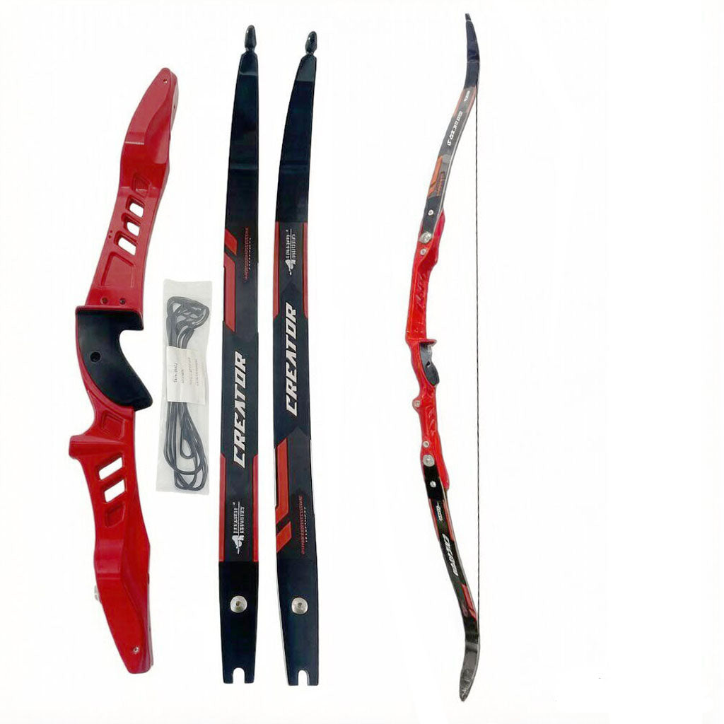 Recurve Bow 68/70Inches Aluminum Alloy Riser 25inch 24-40 Lbs Maple Limbs for RH Bow