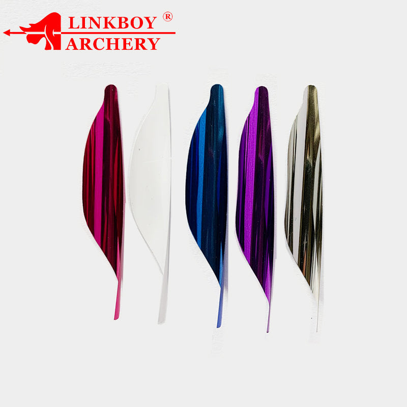 50-Pack 2020 New Spin Vanes 1.8 Inch Spiral Feather Right Wing DIY Arrow