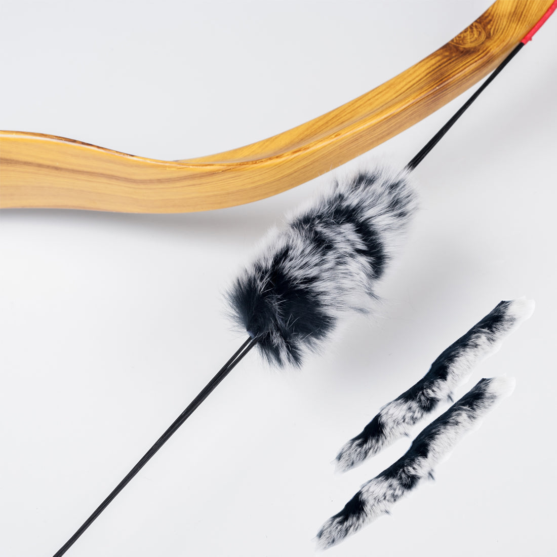 Bow String Dampener Shock Absorber Rabbit Hair Dampener String Silencer