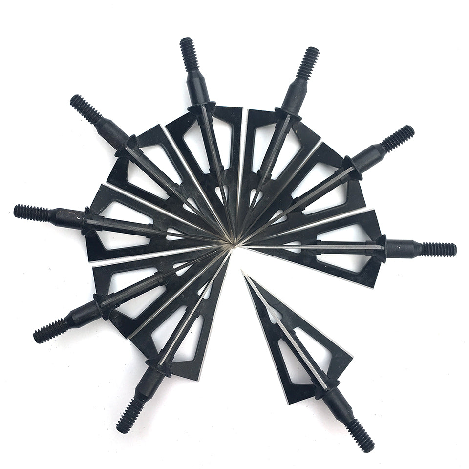 3Blades Black Bow 100grain Broadheads for Arrows