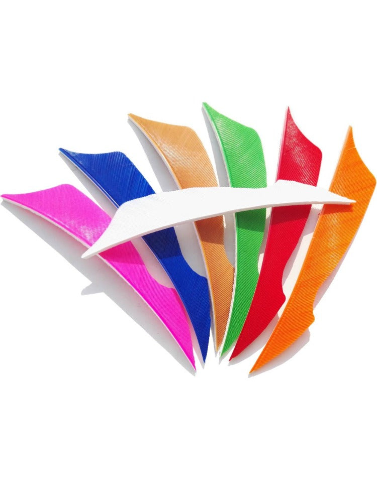 4 Inch Carbon Arrow Turkey Feather Fletching Arrow Fletches Right Wing Sting Shape Feather
