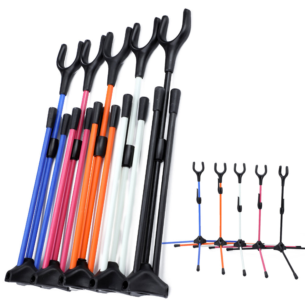 831C Bow Stands Recurve Bows Holder Removable Carbon Fiber Stand Assemble Hanger Bow Rack