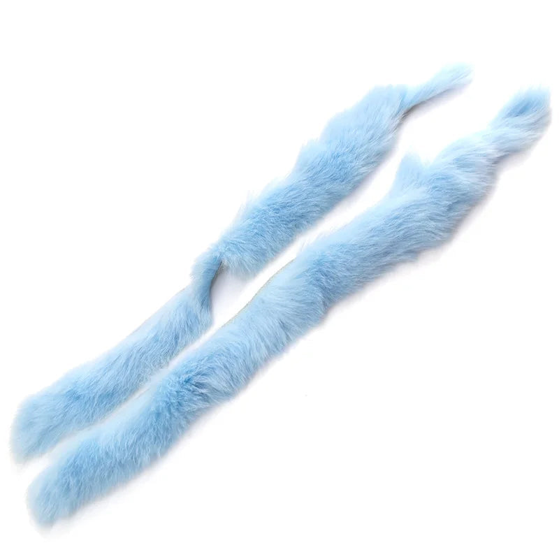 2-Pack/Set Rabbit Hair Bowstring Shock Recurve Bow Stabilizer Soft and Smooth 23.5cm Shake Absorber