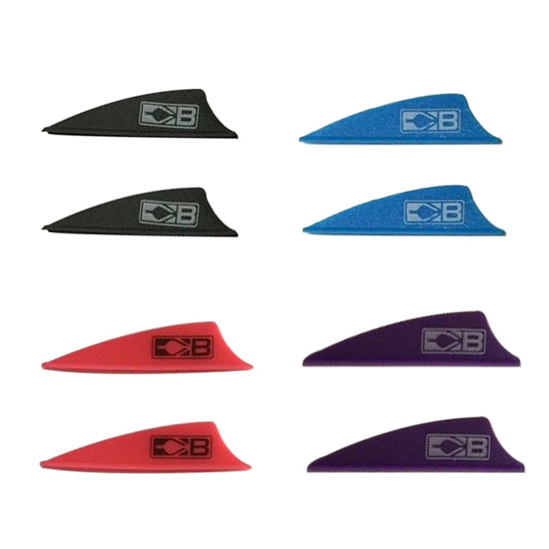 36-Pack Arrows Vanes 1.75inch Plastic Vane Feather for Carbon Arrows ID4.2mm