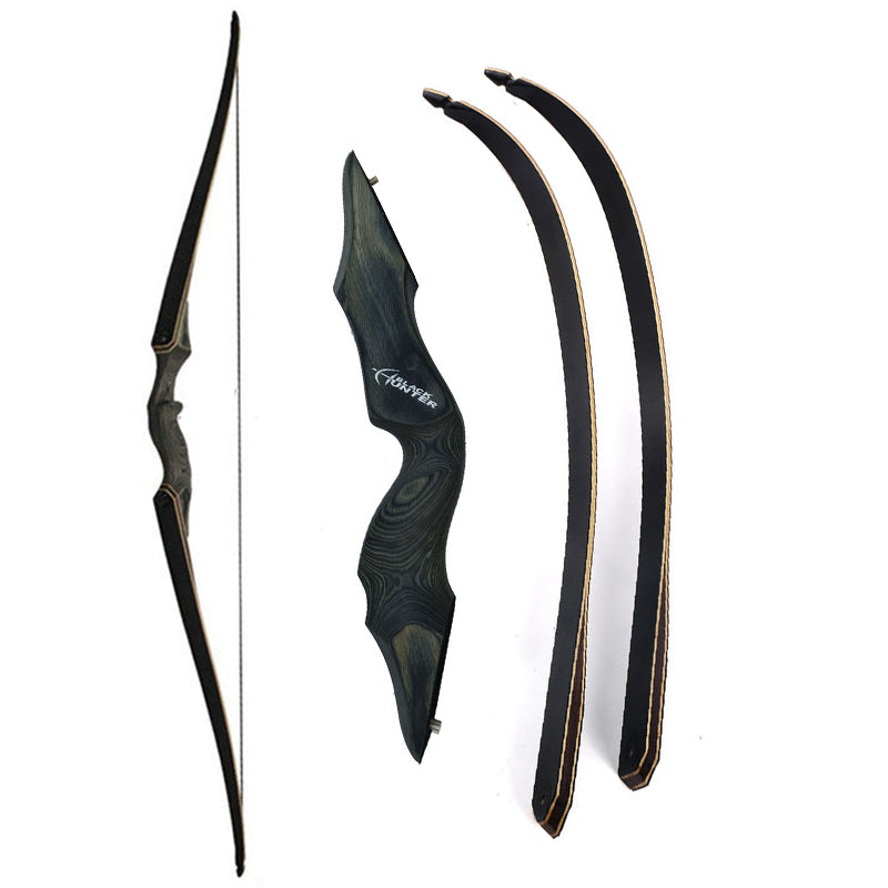 59inch Recurve Bow Longbow Takedown Bow Limb Right Left Hand Longbow