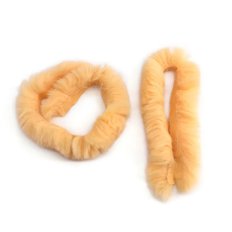 2-Pack/Set Rabbit Hair Bowstring Shock Recurve Bow Stabilizer Soft and Smooth 23.5cm Shake Absorber