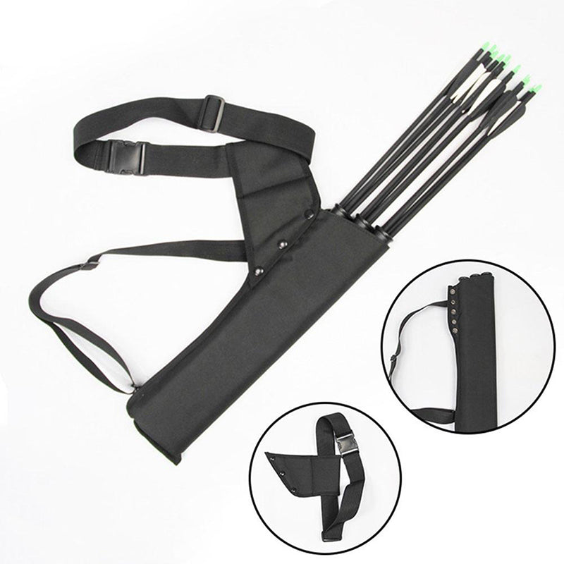 Arrow Bag 49*14 Cm Arrow Quiver 3 Tubes Single Shoulder for Bow and Arrow