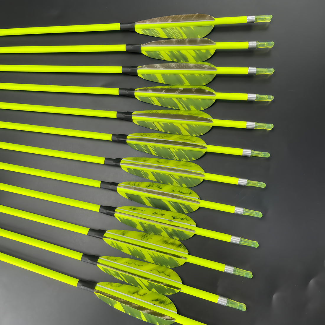 12-Pack Arrows Horseback ID6.2mm Spine 300-800 100GR Tips Fast Nock
