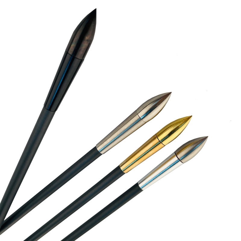 12-Pack Arrow Insert Adapter Connect Broadheads Arrow Points for ID4.2mm Shaft Recurve Bow