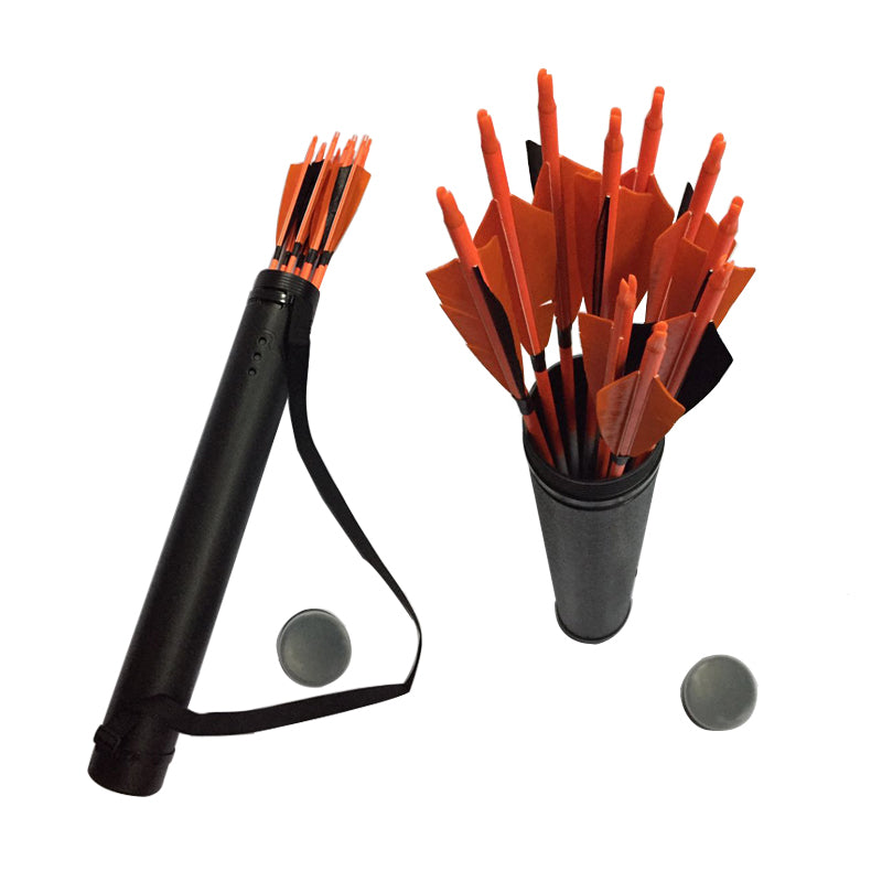 Arrow Quiver Plastic Material Extendible and Telescopic Adjustable Back Strap Simple Arrow Carrier Holder