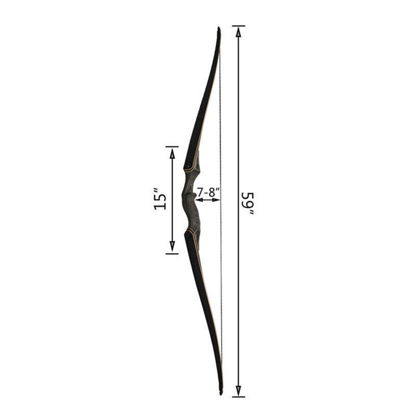 59inch Recurve Bow Longbow Takedown Bow Limb Right Left Hand Longbow