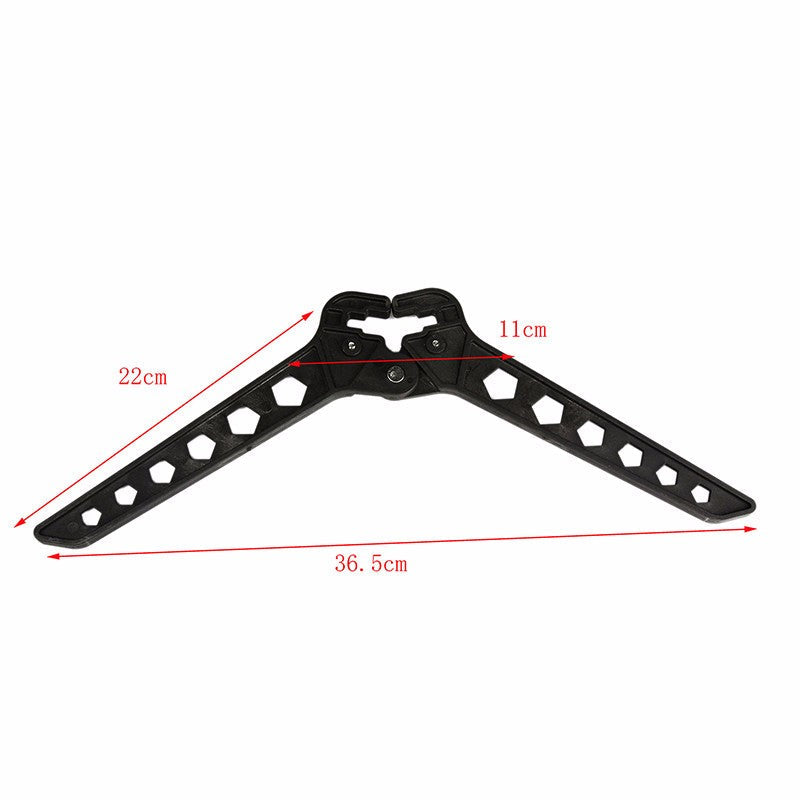 Compound Bow Stand Holder Recurve Bow Bracket Kick Rack Support Folding