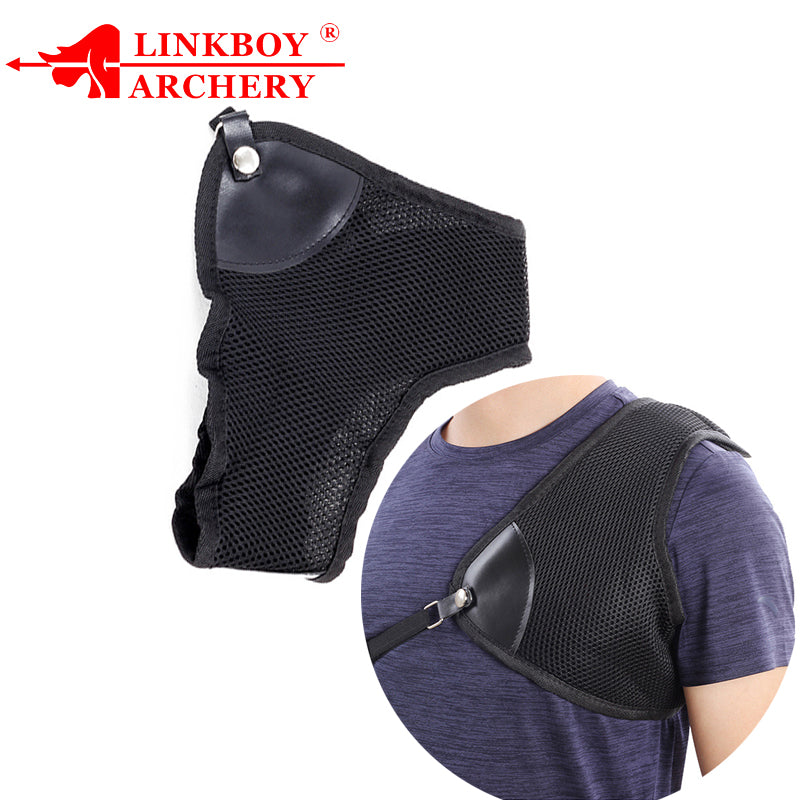 3 Finger Gloves Leather Arm Guard Chest Protector Compound Bow and Arrow