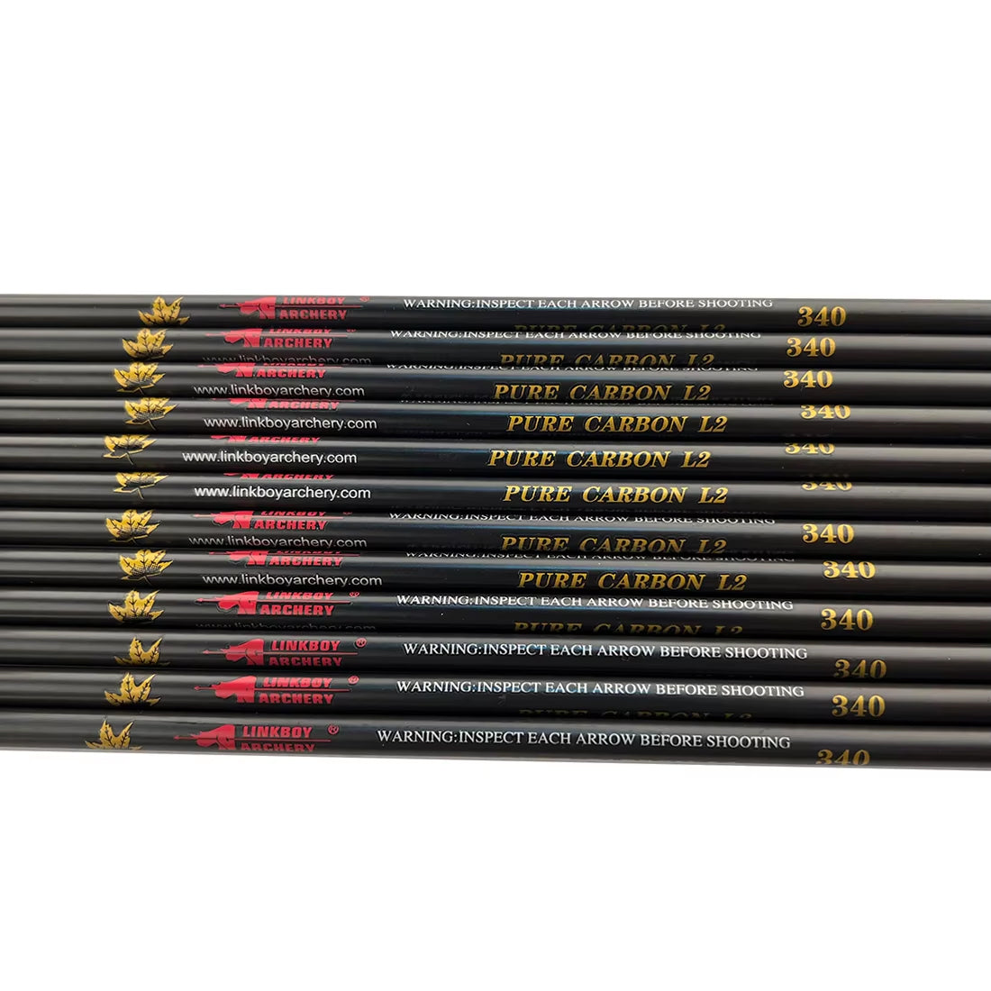 12-Pack Pure Carbon Arrows Shaft Spine200-1000 ID6.2mm 75gr 100gr Arrow Point Tips Compound Bow