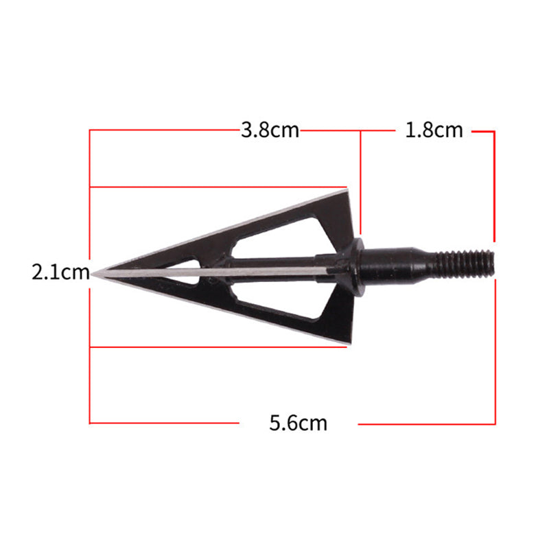 3Blades Black Bow 100grain Broadheads for Arrows