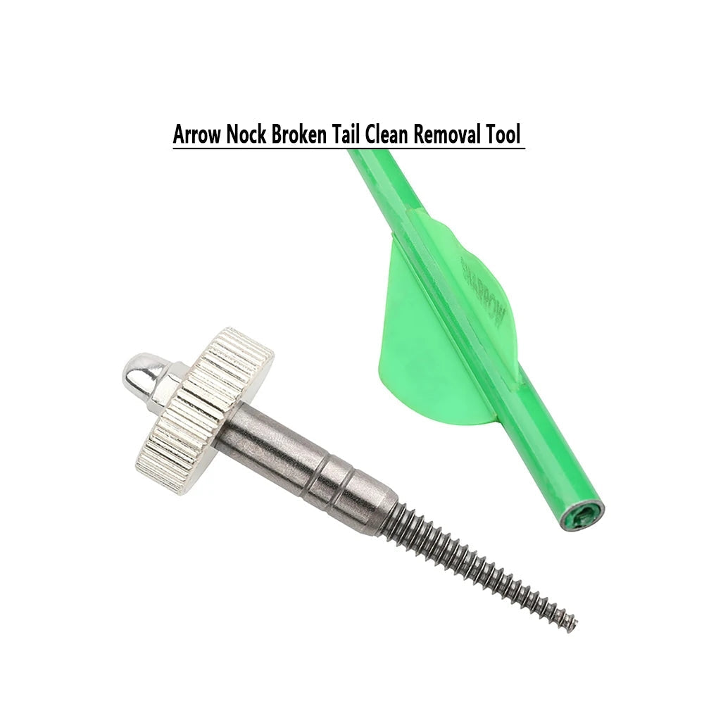 Arrow Nock Clean Removal Tool Nock Broken Tail Insert Arrow Shaft Removal Puller Tool