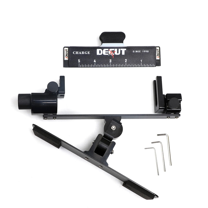 Adjustable Fletching Jig Fletching Tool Straight Tool with Clamp DIY Compound Recurve Bow Arrow