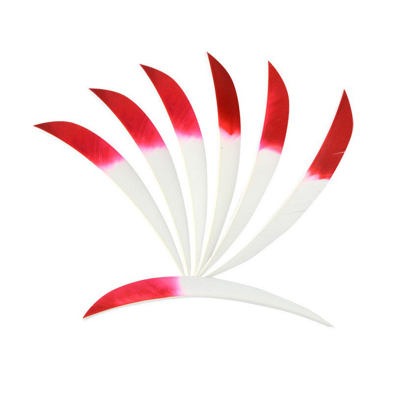4/5inch Real Turkey Feather Fletching 36-Pack, Natural Arrow Feathers for Recurve & Traditional Bow