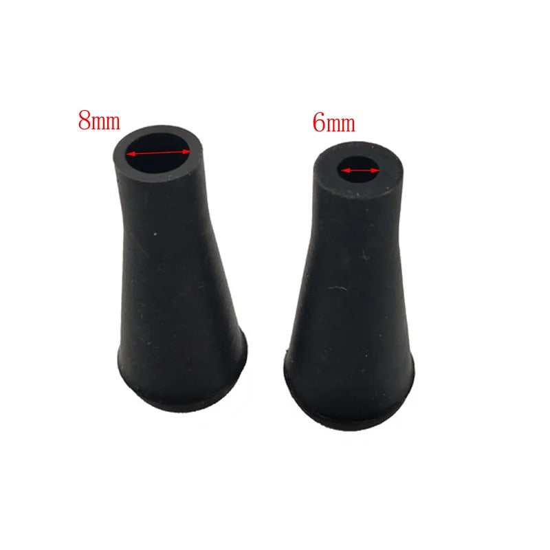 12-Pack 6mm/8mm Arrow Tip Rubber Blunt Point Broad Heads for Bows