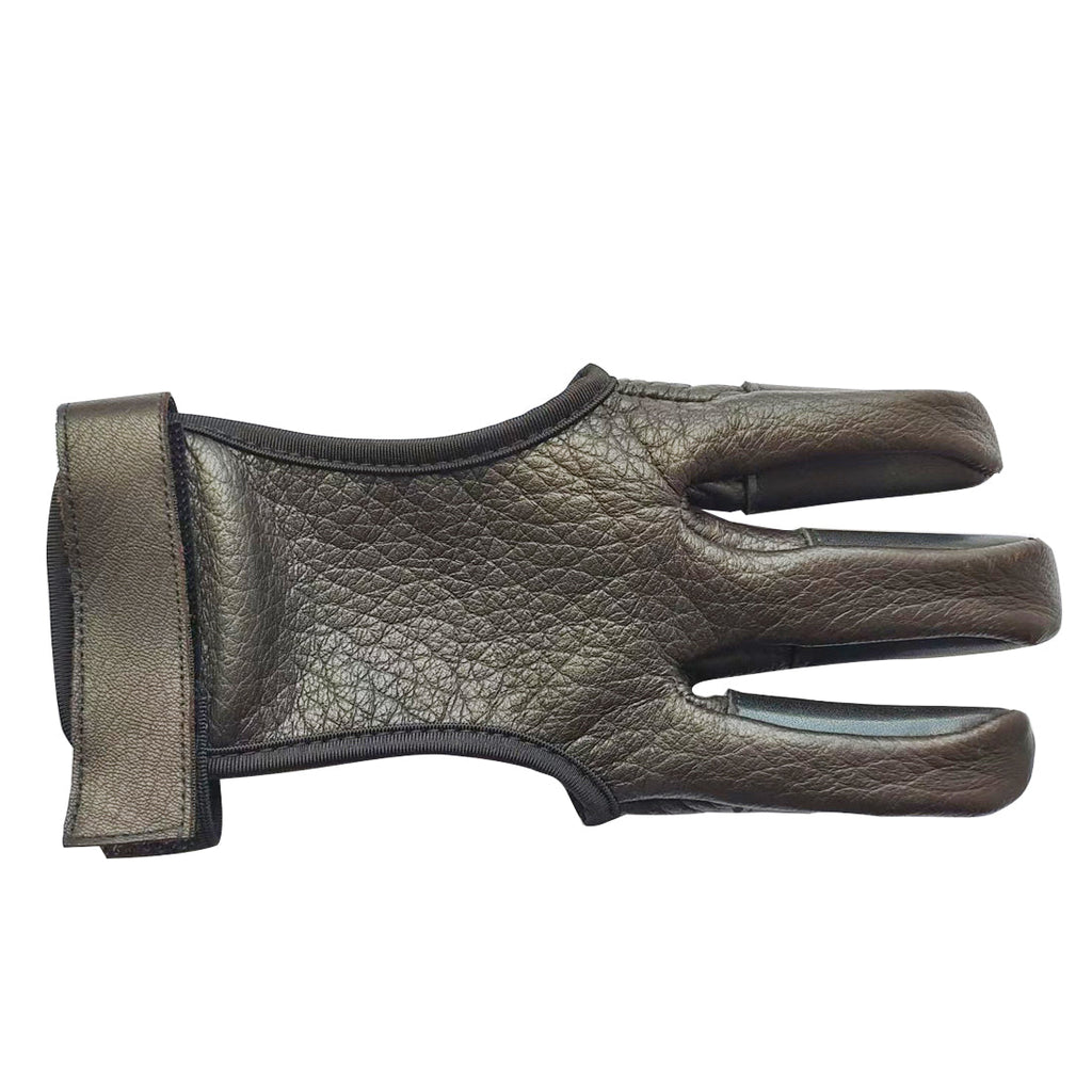 3 Finger Deerskin Wear Resistant Three Finger Glove Practical Finger Protector Protective