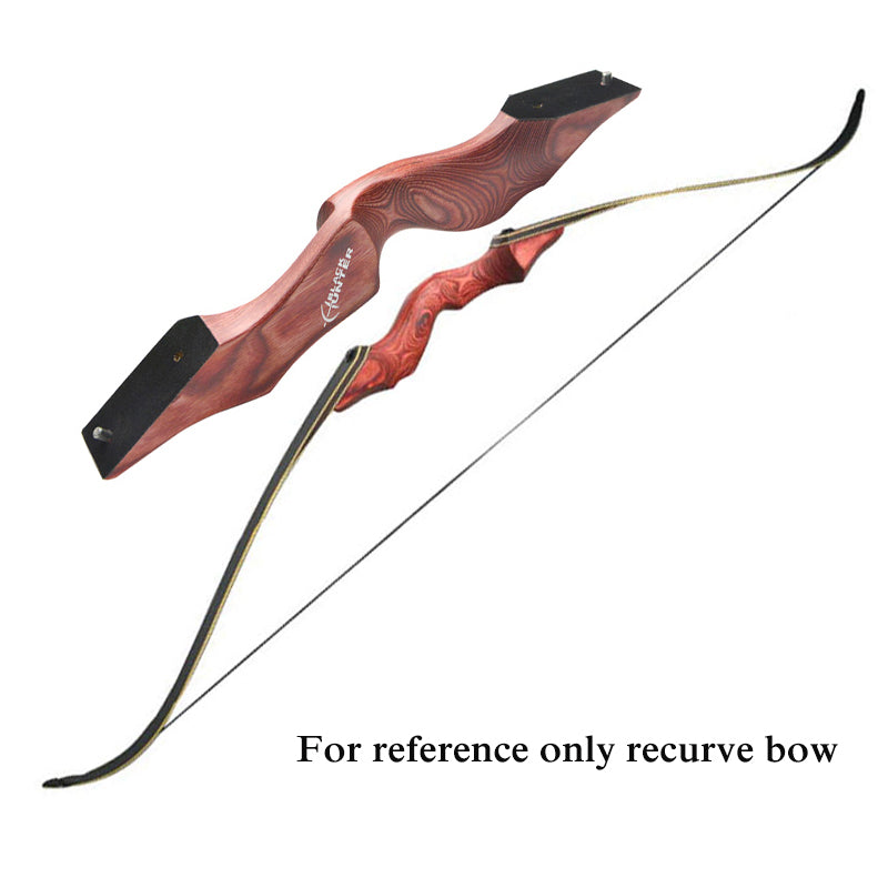 15inch Recurve Bow Black Hunter Bow Handle Limbs Right or Left Hand