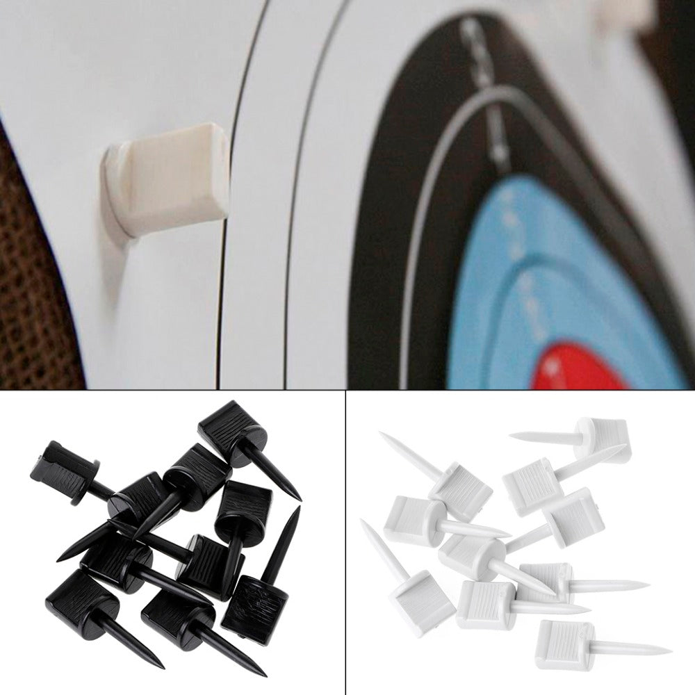 15-Pack Nail Pins Durable ABS Material Plastic Fixed Target Paper Target Pin Accessorie