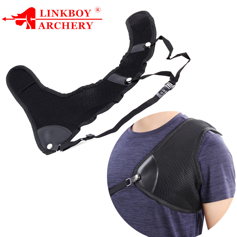 3 Finger Gloves Leather Arm Guard Chest Protector Bow and Arrow
