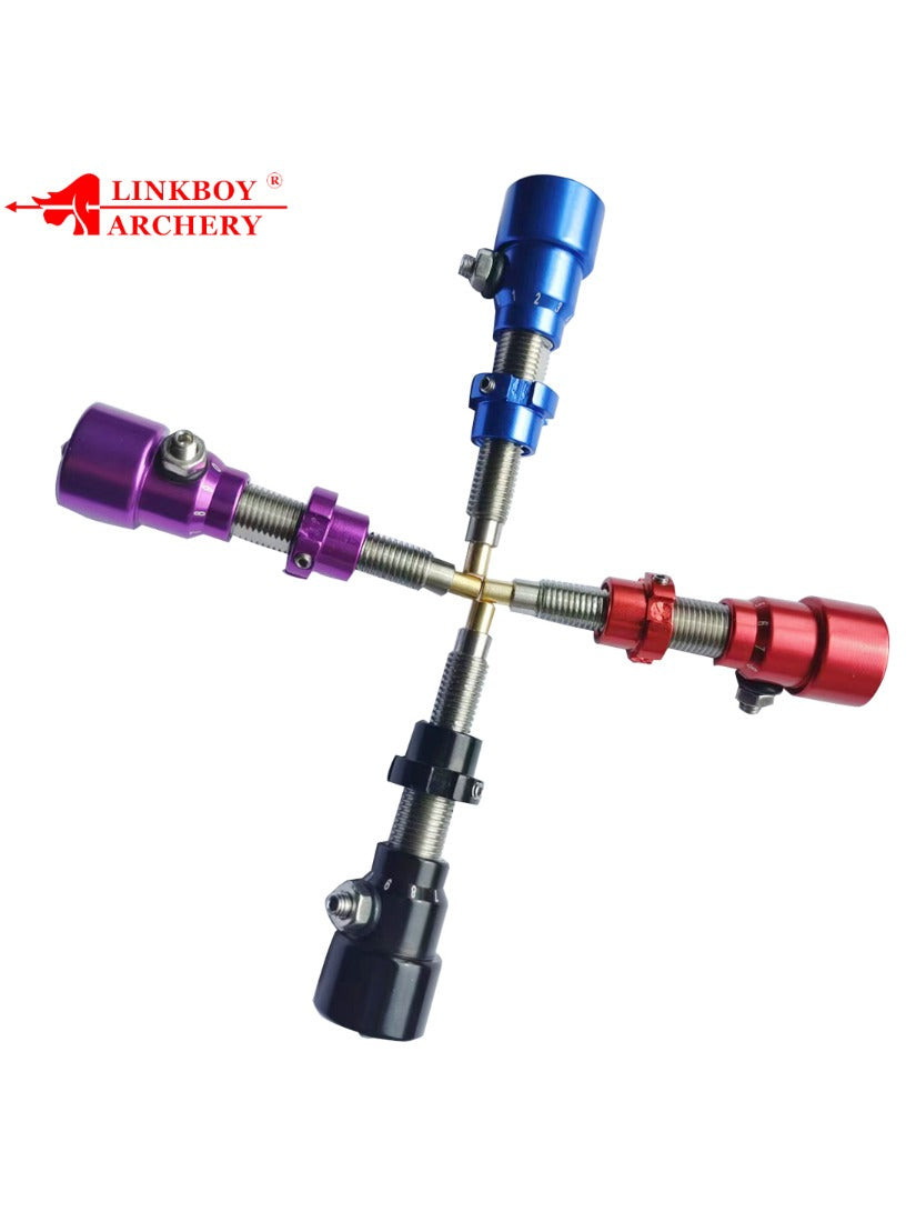 Cushion Plunger Screw-In Arrow Side Pad Adjustable Length Stabilizer Recurve Bow Arrow Rest