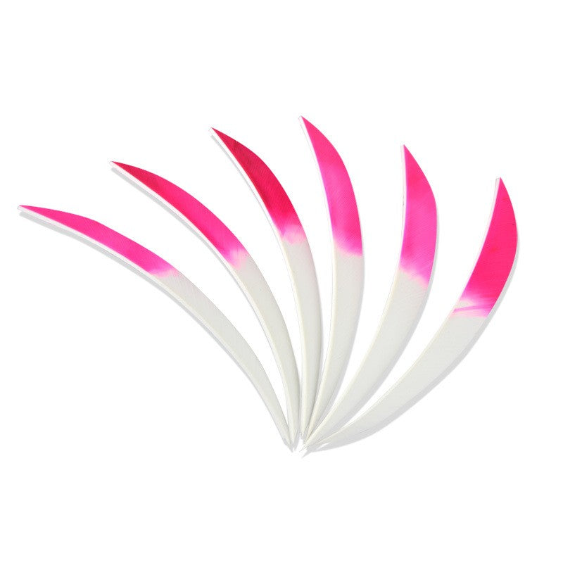 4/5inch Real Turkey Feather Fletching 36-Pack, Natural Arrow Feathers for Recurve & Traditional Bow