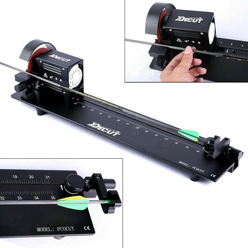 Electric Arrow Cutter Saw, 220V/110V, DIY Arrow Shaft Cutting Tool for Carbon & Aluminum