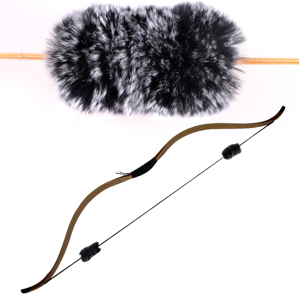 Bow String Dampener Shock Absorber Rabbit Hair Dampener String Silencer