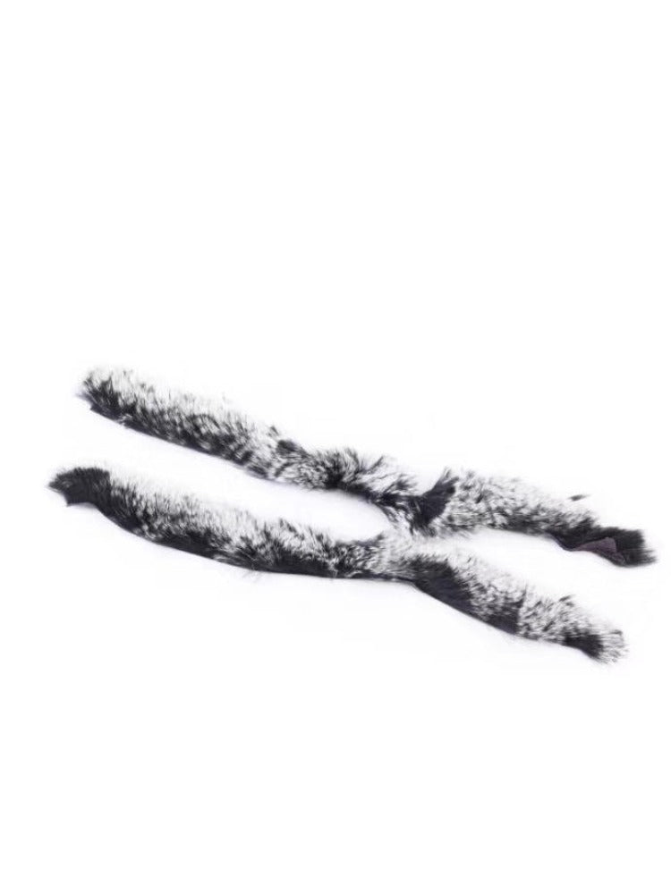 2-Pack/Set Rabbit Hair Bowstring Shock Recurve Bow Stabilizer Soft and Smooth 23.5cm Shake Absorber