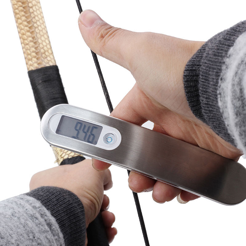 Digital Bow Scale 110lbs Draw Weight Tension Weighing Tool Measuring Instrument Test for Compound