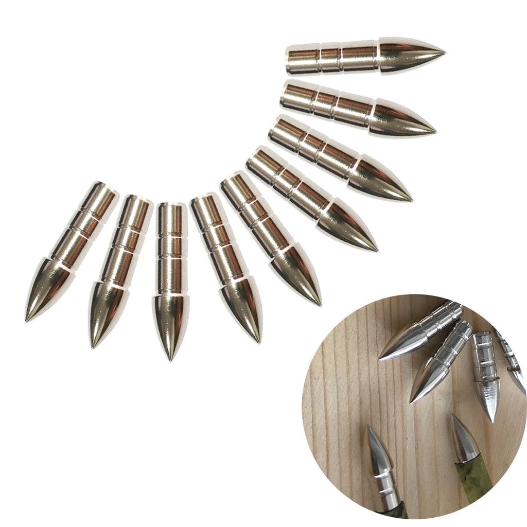 12-Pack Arrowhead ID6.2mm OD7.6mm 80gr 100gr Tips Compound Bow