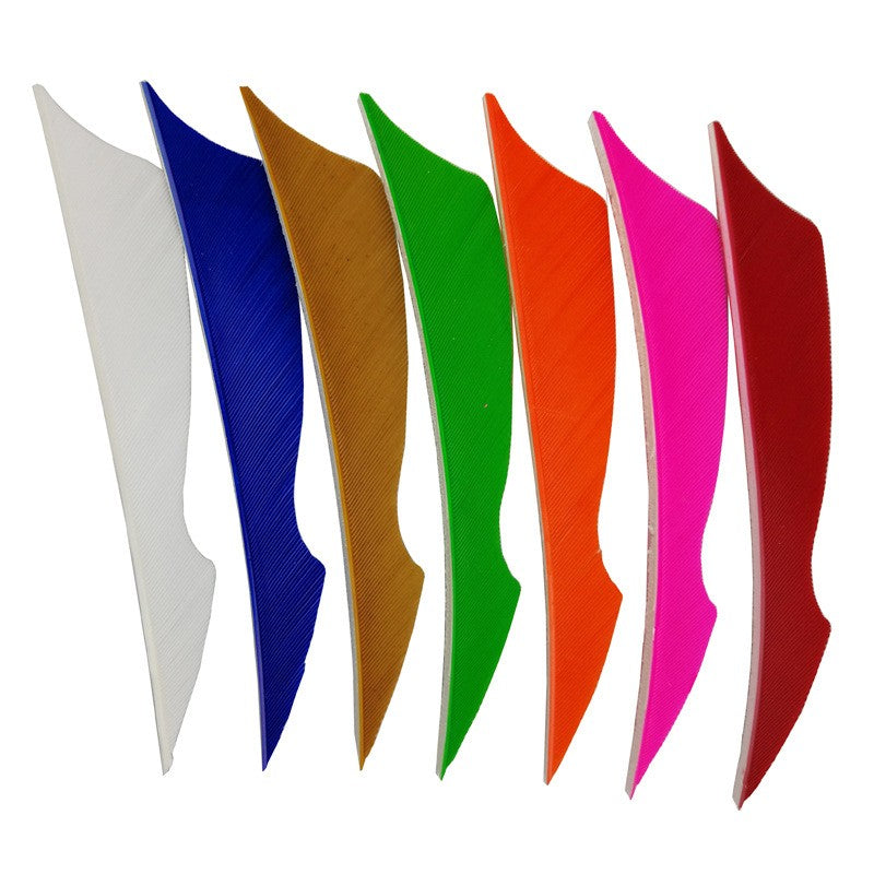 4 Inch Carbon Arrow Turkey Feather Fletching Arrow Fletches Right Wing Sting Shape Feather