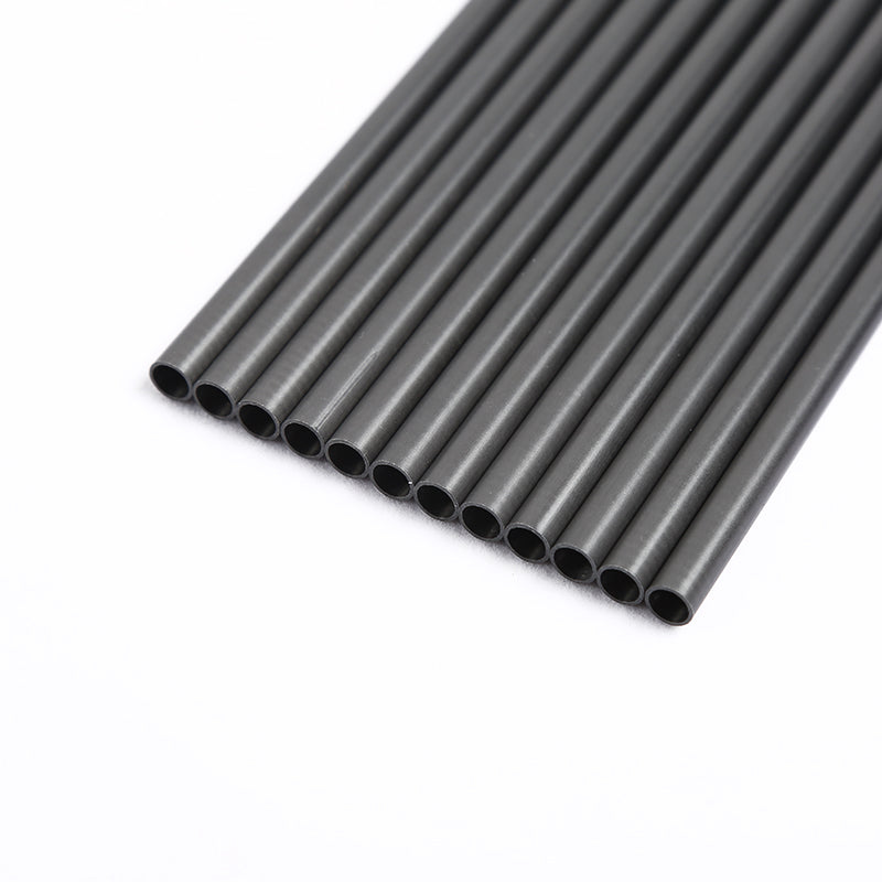 12-Pack Pure Carbon Arrows Shaft Spine200-1000 ID6.2mm 75gr 100gr Arrow Point Tips Compound Bow