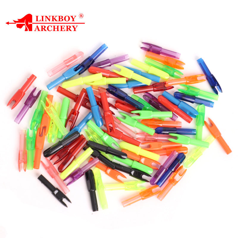 24pc Size S ID 4.2mm Arrow Nocks Carbon Fiberglass Arrow End DIY