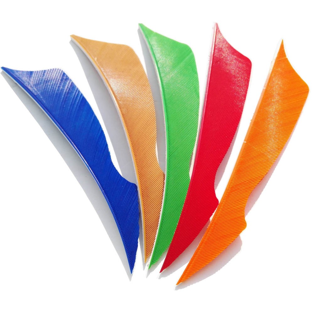 4 Inch Carbon Arrow Turkey Feather Fletching Arrow Fletches Right Wing Sting Shape Feather