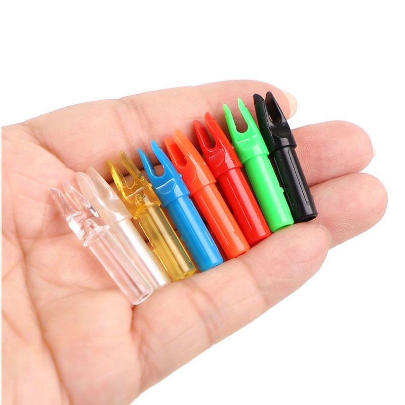 36-Pack Arrow Plastic Nocks ID 6.2mm/0.246 Inch Replacement Arrow Nocks for DIY Carbon Arrow