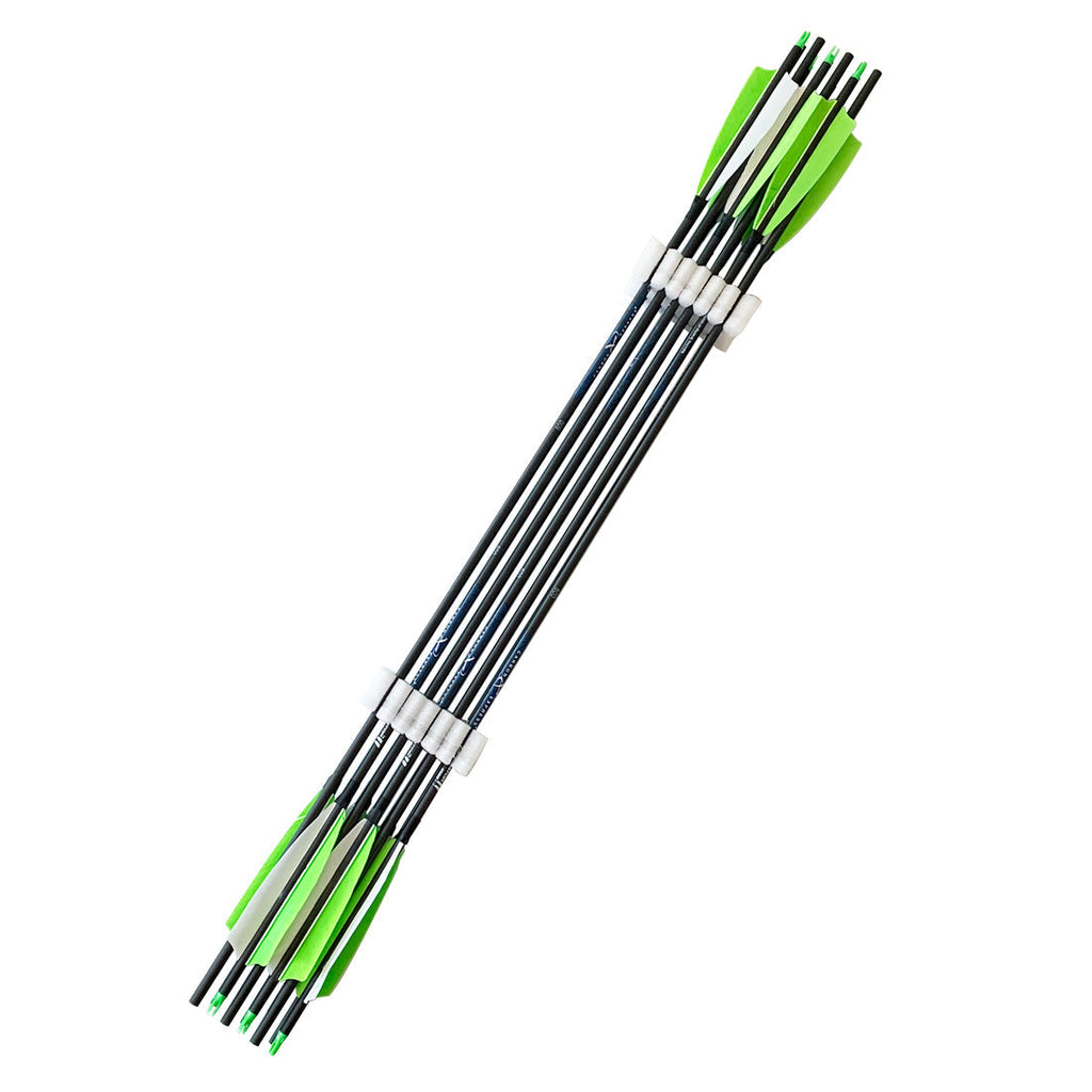 12-Pack Carbon Arrow Spine 200 300 340 400 500 600 700 800 75gr