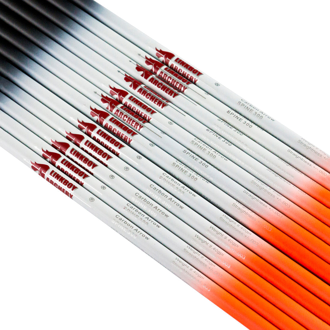 Pure Carbon Arrows with Lighted Nock 4inch Turkey Feather 6.2mm Compound Bow Arrows